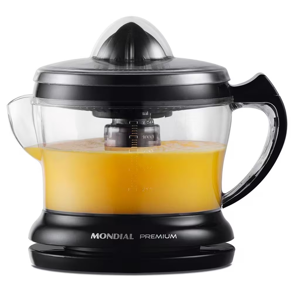 Espremedor de Frutas Mondial Premium Preto