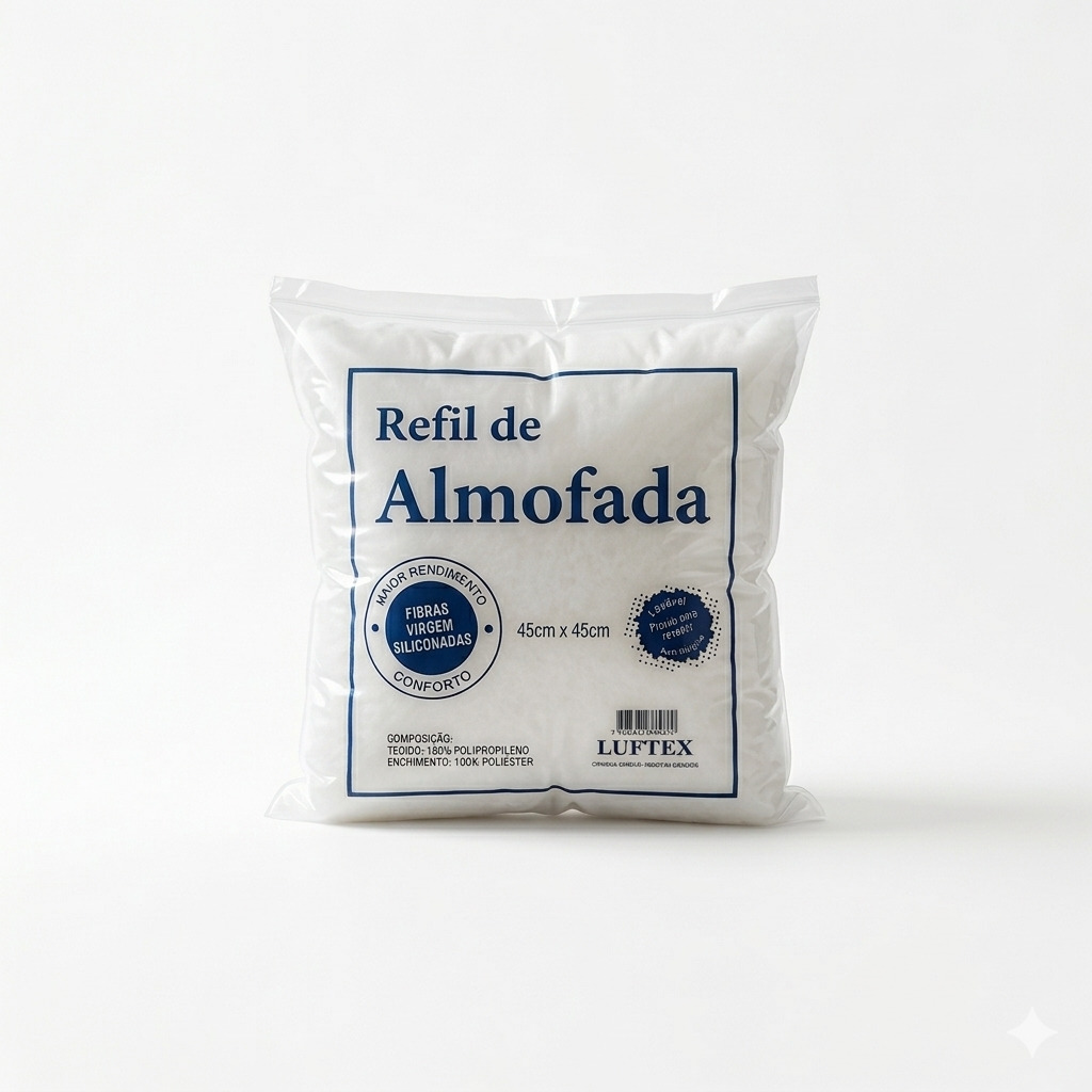 Refil de Almofada 45 x 45cm Luftex