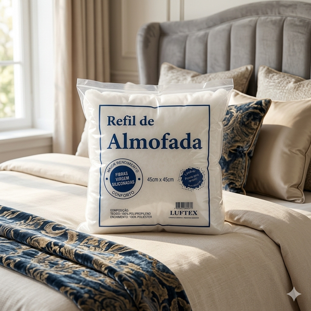 Refil de Almofada 45 x 45cm Luftex
