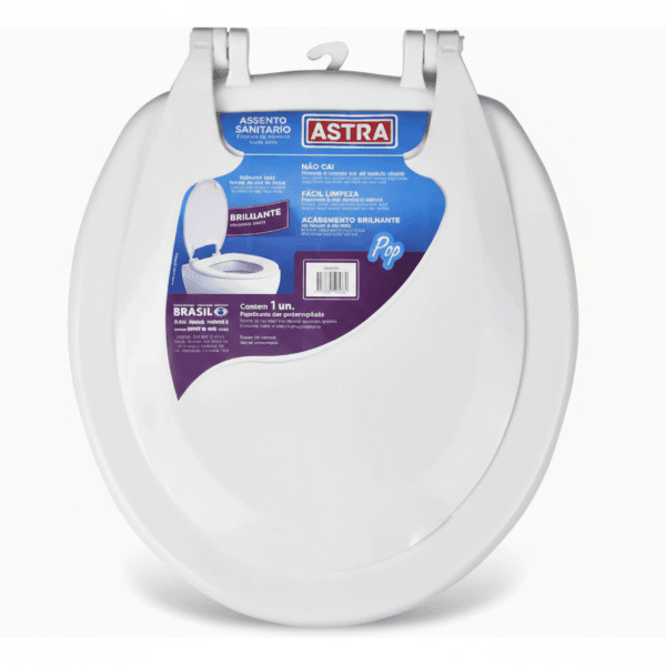 Assento Sanitário Astra Oval Pop