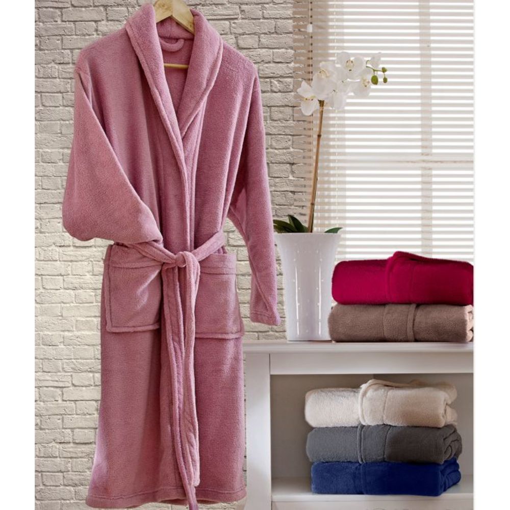 Roupão de Microfibra Unissex Adulto Corttex