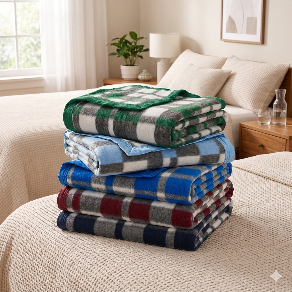 Cobertor Solteiro Boa Noite Guaratingueta Xadrez